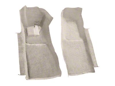 Front Cutpile Molded Carpet; Silver (81-82 Corvette C3)