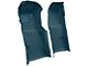 Front Loop Molded Carpet with Heel Pad; Bright Blue (71-76 Corvette C3 w/ Automatic Transmission)