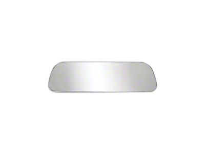 Interior Rear View Mirror; Stainless Steel (58-62 Corvette C1)