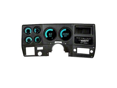 LED Digital Bargraph Gauge Panel with GPS Sending Unit; Teal (73-87 Blazer, C10, Jimmy, K10, K15, K20)