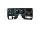 LED Digital Bargraph Gauge Panel; Teal (73-87 Blazer, C10, C20, Jimmy, K10, K15, K20)