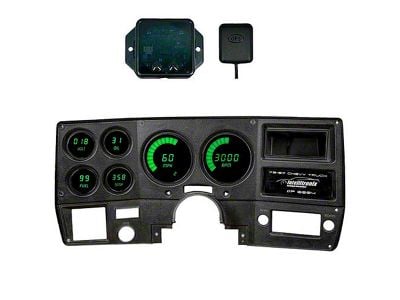 LED Digital Gauge Panel with GPS Sending Unit; Green (73-87 Blazer, C10, Jimmy, K10, K15, K20)