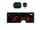 LED Digital Gauge Panel with GPS Sending Unit; Red (84-89 Corvette C4)