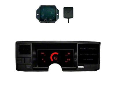 LED Digital Gauge Panel with GPS Sending Unit; Red (88-91 Blazer, C1500, C2500, C3500, Jimmy, K1500, K2500, K3500)