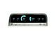 LED Digital Gauge Panel with GPS Sending Unit; Teal (64-66 C10, C20, K10, K20, Suburban)