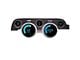 LED Digital Gauge Panel with GPS Sending Unit; Teal (67-68 Mustang)