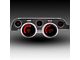 LED Digital Gauge Panel; Red (67-68 Mustang)