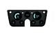 LED Digital Gauge Panel; Teal (67-72 Blazer, C10, C20, Jimmy, K10, K20, Suburban)