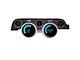 LED Digital Gauge Panel; Teal (67-68 Mustang)