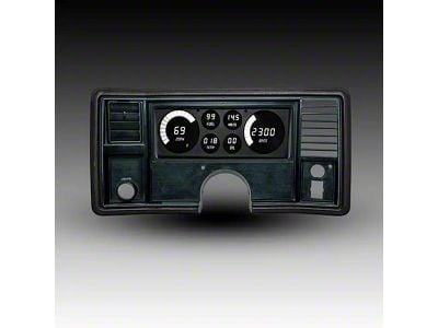 LED Digital Gauge Panel; White (78-88 Monte Carlo)