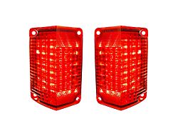 LED Tail Lights; Red Lens (69-69 El Camino)