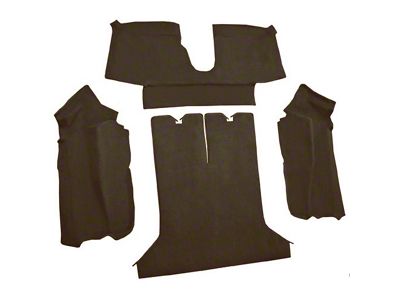 Rear Cutpile Molded Carpet; Bronze (84-87 Corvette C4 Coupe)