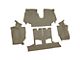 Rear Cutpile Molded Carpet with Heel Pad; Medium Beige (90-93 Corvette C4 Convertible w/ 2 Door Latches)