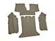 Rear Cutpile Molded Carpet; Medium Beige (90-93 Corvette C4 Coupe w/ 2 Door Latches)