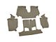 Rear Cutpile Molded Carpet; Medium Beige (92-93 Corvette C4 Convertible w/ 1 Door Latch)