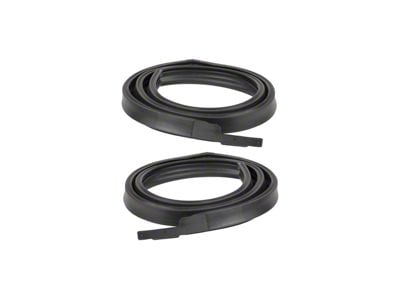 Roof Rail Weatherstrip Seals (66-67 Chevy II 2-Door Hardtop)