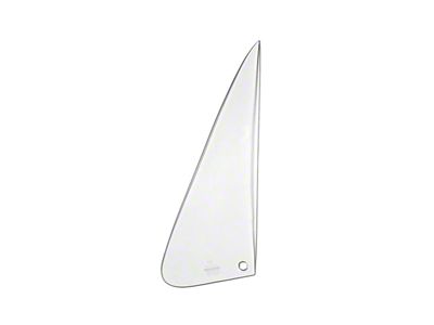 Tempered Vent Window Glass; Driver Side; Clear (81-86 Blazer, C10, C20, Jimmy, K10, K20)