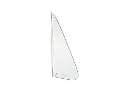 Tempered Vent Window Glass; Passenger Side; Clear (81-86 Blazer, C10, C20, Jimmy, K10, K20)