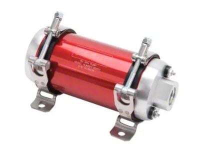 Edelbrock 182031 Fuel Pump; Electric; Quiet-Flo; Efi; 80 Gph;-10 In;-10 Out; Red/Clear