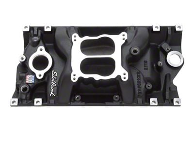 Edelbrock 21163 Intake; Sbc; Performer; Vortec; Black