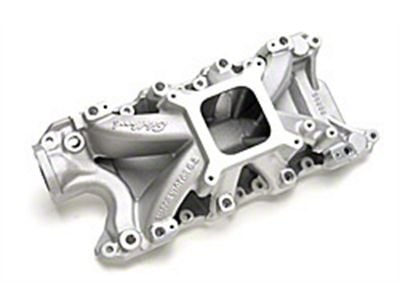 Edelbrock 292851 Intake Manifold. Super Victor. Efi. Ford Windsor 8.2In. Deck Block. Polished Fin