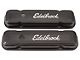 Edelbrock 4453 Valve Cover; Signature Series; Pontiac; 301-455; Low Profile; Black