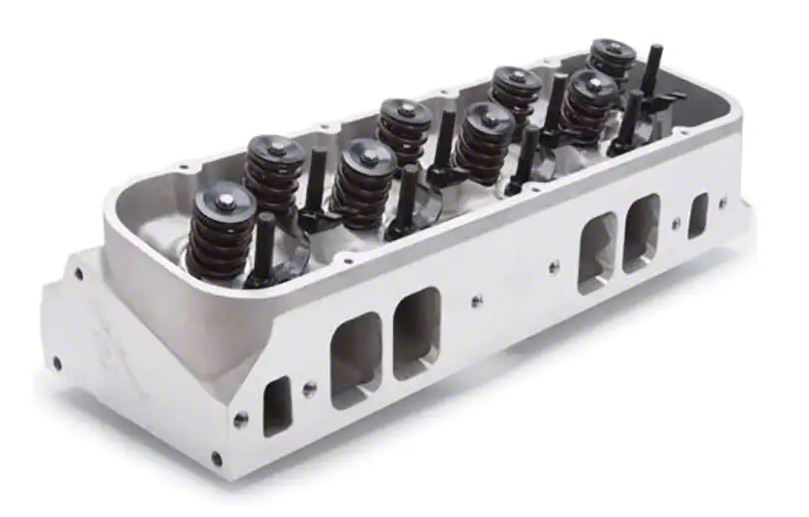 Ecklers Edelbrock 77485 Cyl Head Bbc Victor Jr 24 Deg Rect Port 300Cc ...