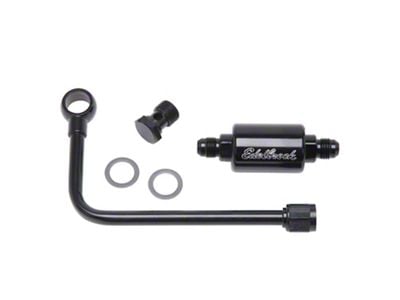 Edelbrock 81343 Fuel Line Kit; For Performer And Thunder Series Carburetors Single Feed; With Fi