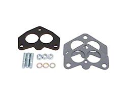 Edelbrock 8751 Carb Spacer Kit; 3-Bolt 94 Series Carburetor; Black Laminate Fiber