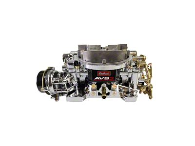 Edelbrock AVS2 Series Carburetor with Electric Choke; 650 CFM; Chrome (72-81 Camaro)