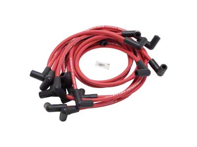 Edelbrock Max-Fire Ultra-Spark 500 Spark Plug Wire Set; Red (74-76 V8 Camaro)