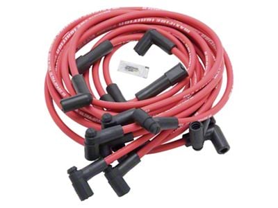 Edelbrock Max-Fire Ultra-Spark 500 Spark Plug Wire Set; Red (81-85 5.0L Camaro)