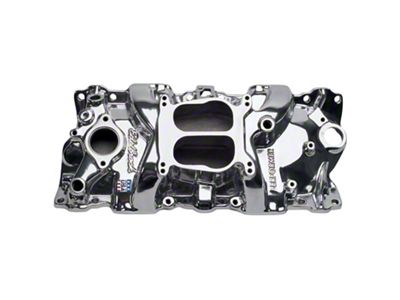 Edelbrock Performer Intake Manifold; Polished (67-86 Small Block V8 Camaro)