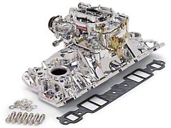 Edelbrock Performer RPM Air-Gap Intake Manifold and Carburetor Kit (67-86 Small Block V8 Camaro)