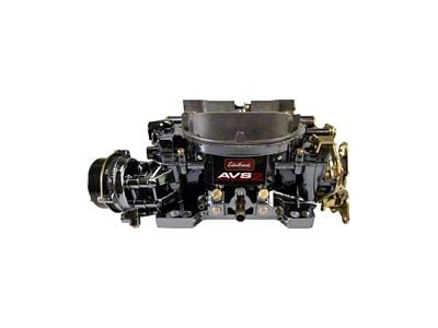 Edelbrock AVS2 Series Carburetor with Electric Choke; 650 CFM; Black (72-80 Corvette C3)