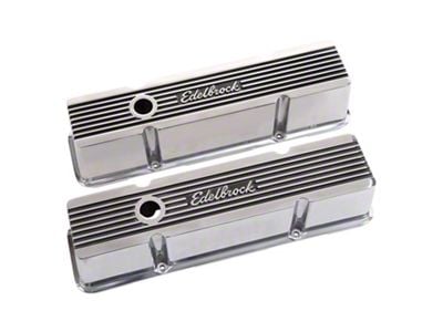 Edelbrock Elite II Series Valve Covers (58-81 Small Block V8 Corvette C1, C2 & C3)