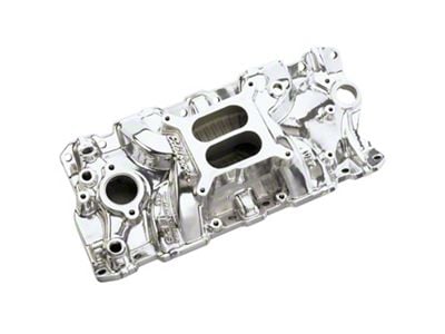 Edelbrock Performer EPS Intake Manifold; Polished (55-86 Small Block V8 Corvette C1, C2, C3 & C4)