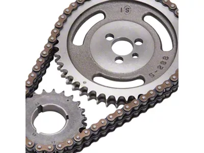 Edelbrock Performer-Link Adjustable True-Roller Timing Chain Set; Racing (55-81 Corvette C1, C2, C3 & C4)