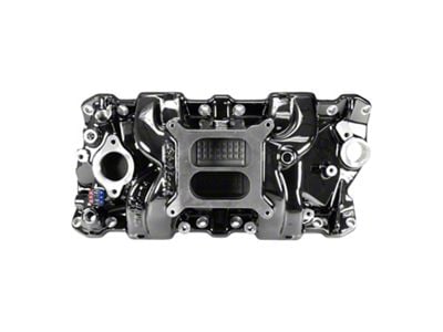 Edelbrock Performer RPM Intake Manifold; Black Plasma (55-71 Small Block V8 Corvette C1, C2 & C3)