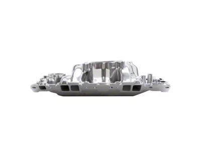 Edelbrock Performer Air-Gap Intake Manifold; Polished (55-57 Small Block V8 150, 210, Bel Air, Nomad)