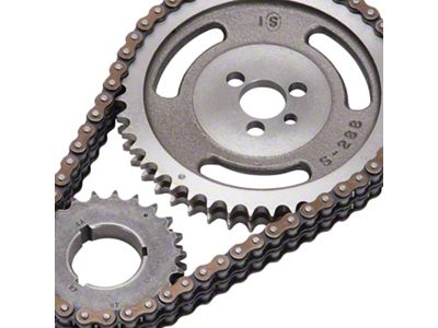 Edelbrock Performer-Link Adjustable True-Roller Timing Chain Set; Racing (55-57 150)