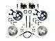 LEED Brakes Rear Disc Brake Conversion Kit; Zinc Plated Calipers (68-69 Camaro)