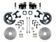 LEED Brakes Rear Disc Brake Conversion Kit with MaxGrip XDS Rotors; Zinc Plated Calipers (64-77 Chevelle, Malibu)