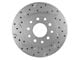 LEED Brakes Rear Disc Brake Conversion Kit with MaxGrip XDS Rotors; Zinc Plated Calipers (64-77 Chevelle, Malibu)