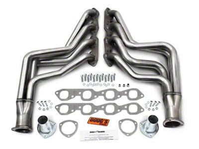 1-3/4-Inch 4-Tube Full Length Headers; Stainless Steel (64-77 Big Block V8 Chevelle, Malibu)