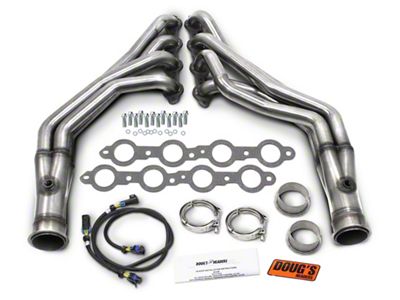 1-3/4-Inch 4-Tube Full Length Headers for LS Swap; Stainless Steel (64-72 Gran Sport GS 350, GS 400, GS 455, Skylark, Special, Sport Wagon)