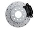 LEED Brakes Rear Disc Brake Conversion Kit with MaxGrip XDS Rotors; Black Calipers (59-60 El Camino)