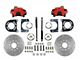 LEED Brakes Rear Disc Brake Conversion Kit with MaxGrip XDS Rotors; Red Calipers (59-60 El Camino)