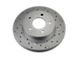 LEED Brakes Rear Disc Brake Conversion Kit with MaxGrip XDS Rotors; Red Calipers (68-69 Firebird)