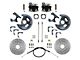 LEED Brakes Rear Disc Brake Conversion Kit with MaxGrip XDS Rotors; Zinc Plated Calipers (68-69 Firebird)